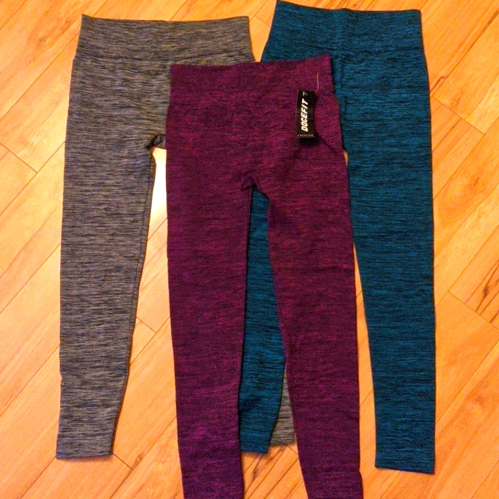 Set of 3: Danskin Now athletic stretch leggings SM